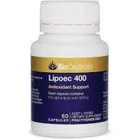 Bioceuticals Lipoec 400 400mg 60c