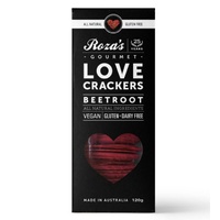 Rozas Gourmet Beetroot Wafer Love Crackers 120g 