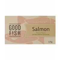 Good Fish Salmon Fillets in Extra Virgin Olive Oil (Can) 120g