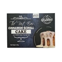 Foddies Gluten Free Cinnamon Scroll Cake 300g