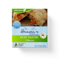 Heavens Bakehouse Gluten Free Puff Pastry 600g