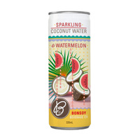 Bonsoy Sparkling Coconut Water Can (Watermelon) 320ml
