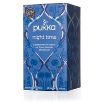 Pukka "Night Time" Organic Oat Flower, Lavender & Limeflower Tea (20 bags)