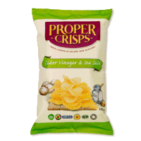 Proper Crisps Cider Vinegar & Sea Salt 140g