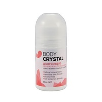 Body Crystal Wildflowers Roll On Deodorant 80ml