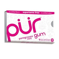 Pur Pomegranate Mint GUM Aspartame Free (9 Pieces) 12.6g