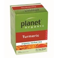 Planet Organic Turmeric Herbal Tea 25 bags