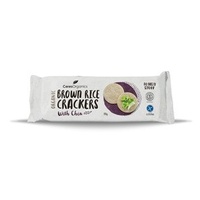 Ceres Organics Brown Rice Crackers (with Chia) 115g