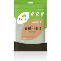 Lotus Organic White Flour Unbleached 1kg