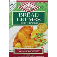 Kookakrumb Gluten Free Bread Crumbs Herb & Garlic 200g