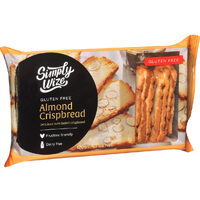 Simply Wize Gluten Free Almond Crispbread 120g