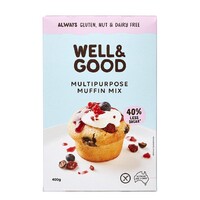 Well & Good Gluten Free Multi Purpose Muffin Mix 400g