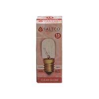 Saltco Globe Clear (15 Watt) 240 Volt Only