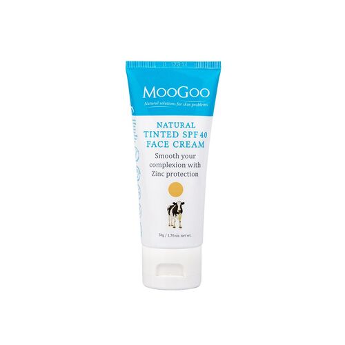 MooGoo Tinted Face Cream SPF40 50g