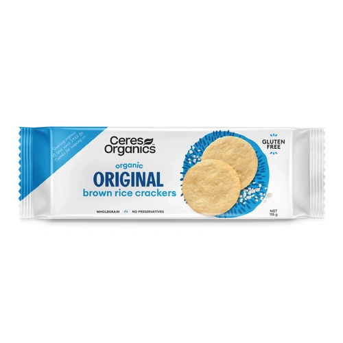 Ceres Organic Brown Rice Crackers (Original) 115g