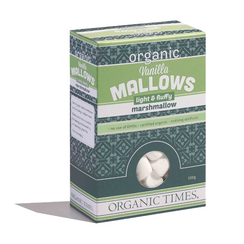 Organic Times Vanilla Marshmallows 100g