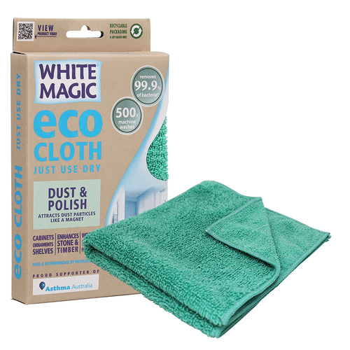White Magic Eco Basics Micro Fibre Dust & Polish (1 Pack)