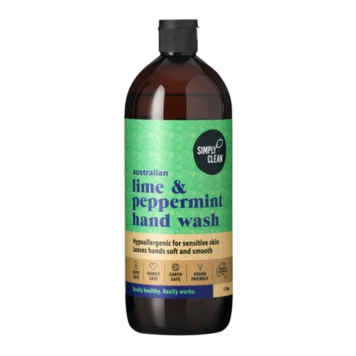 Simply Clean Lime & Peppermint Hand Wash 1L
