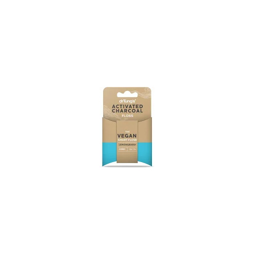 Dr Tung Smart Floss Vegan Activated Charcoal Lemongrass 27m