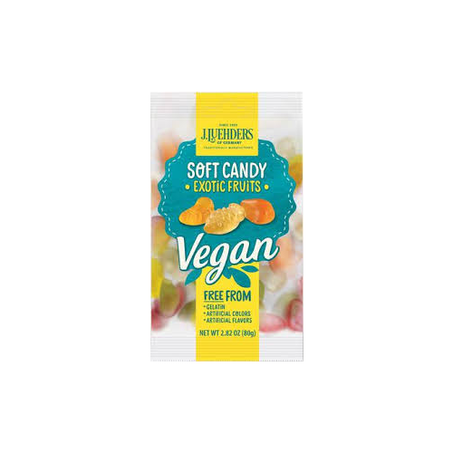 J. Luedhers Vegan Exotic Fruits Soft Candy 80g