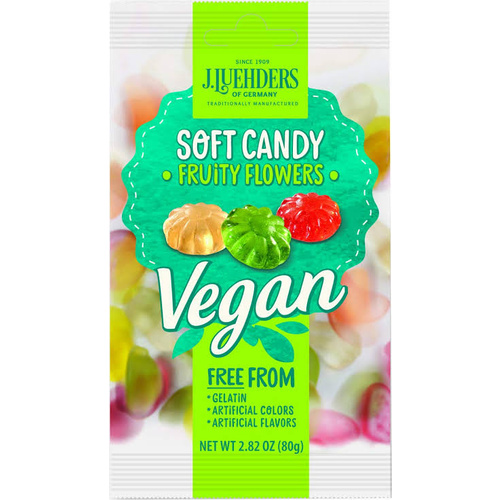 J. Luehders Vegan Fruity Flowers Soft Candy 80g