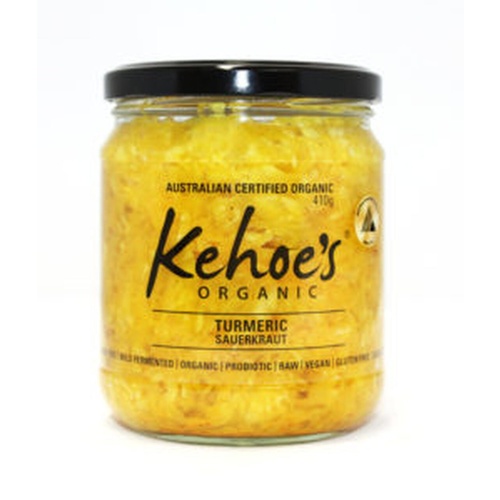 Kehoes Organic Turmeric Sauerkraut 410g
