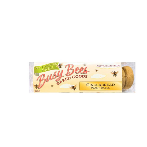 Busy Bees Vegan Gingerbread Biscuits 210g