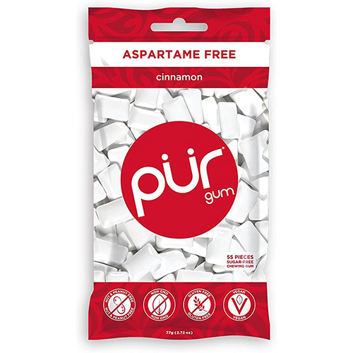 Pur Cinnamon Gum Aspartame Free (55 Pieces) 77g