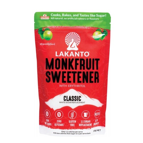 Lakanto Monkfruit Sweetener (Classic) 500g
