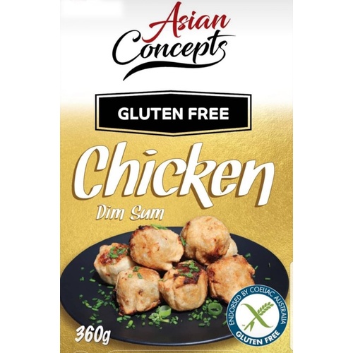 Asian Concepts Gluten Free Chicken Dim Sum (10 Pack) 360g