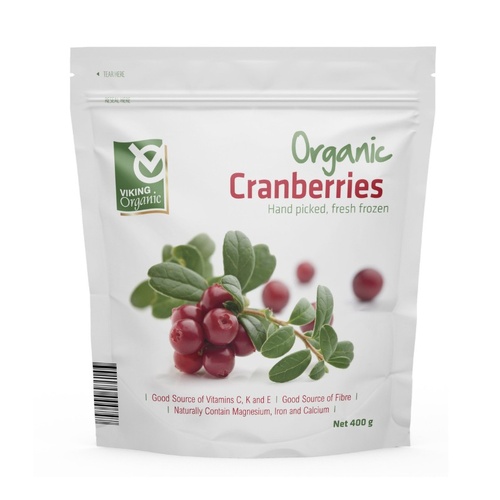 Viking Organic Cranberries 400g