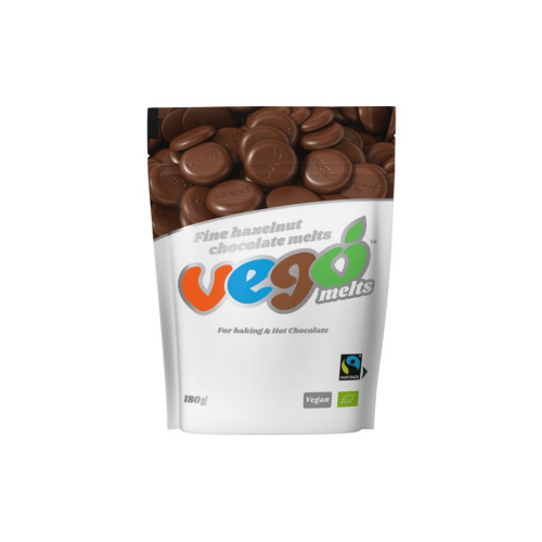 Vego Melts Fine Hazelnut Chocolate Buttons180g