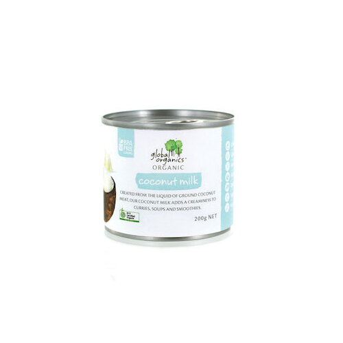 Global Organics 17% Fat Coconut Milk 200g