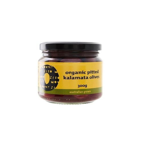 Mount Zero Organic Pitted Kalamata Olives 300g