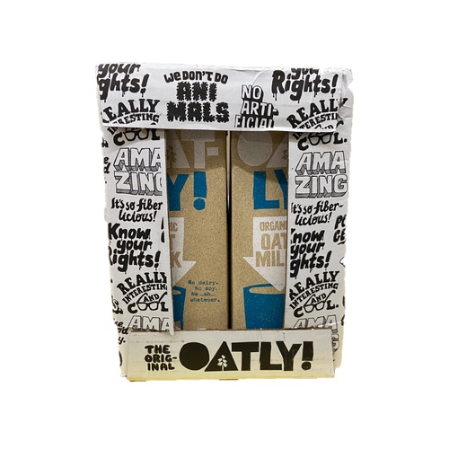 Oatly Organic Oat Milk Original (Beige) 1L x 6