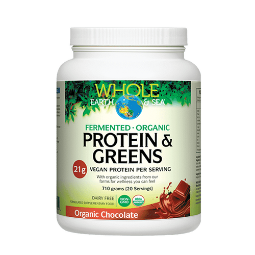 Whole Earth & Sea Protein & Greens Organic Chocolate 710g