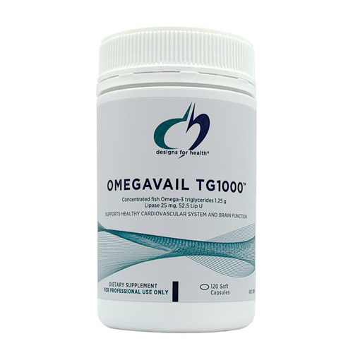 Designs for Health OmegAvail TG1250 120c