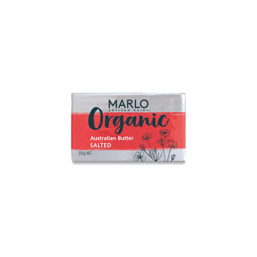 Marlo Organic Butter Salted 250g