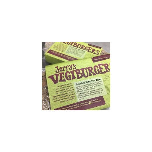 Jerrys Vegiburgers (Onion Free) 640g