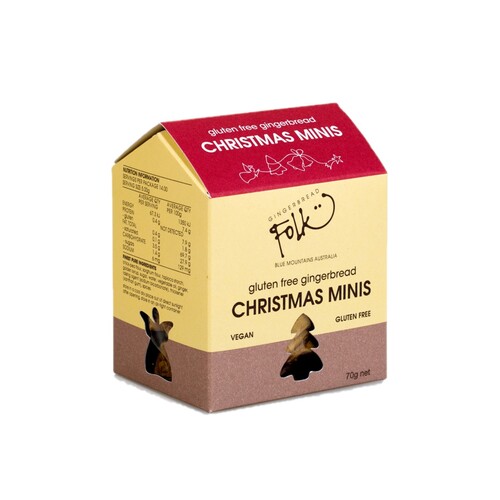 Gingerbread Folk Gluten Free Christmas Minis 70g
