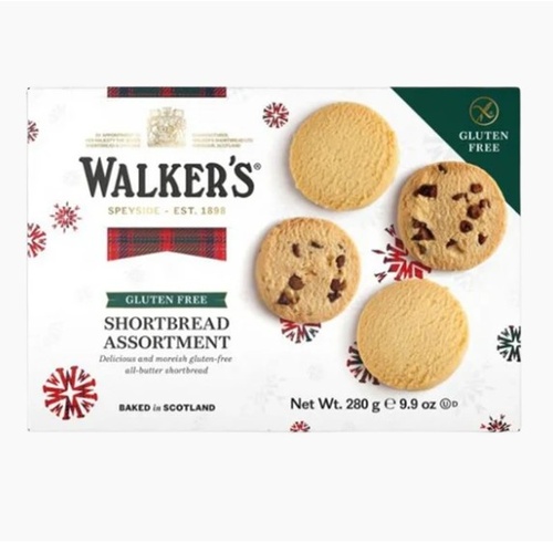 Walkers Gluten Free Shortbread Assortment (Festive Box) 280g
