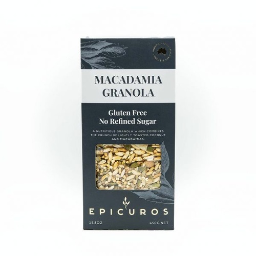 Epicuros Macadamia Granola 450G