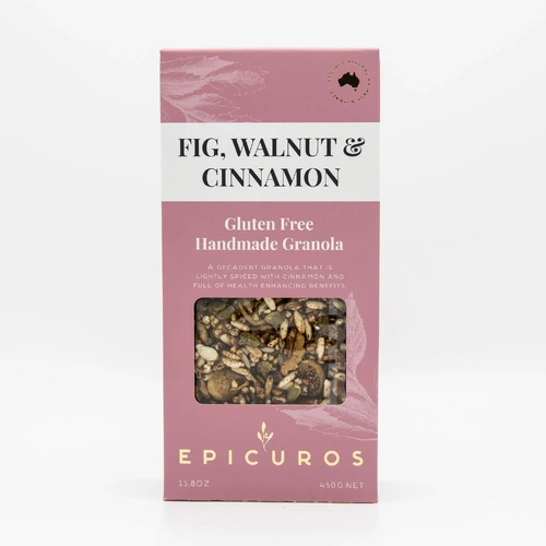 Epicuros Fig Walnut & Cinnamon Granola 450g