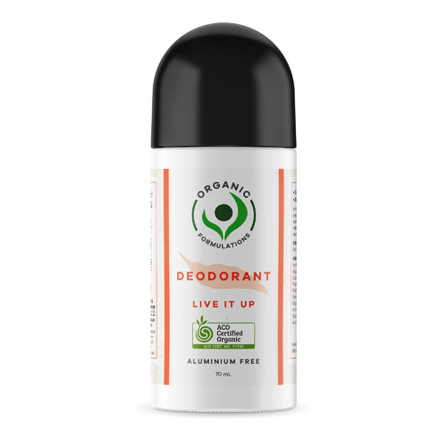 Organic Formulations Live It Up Deodorant 70ml