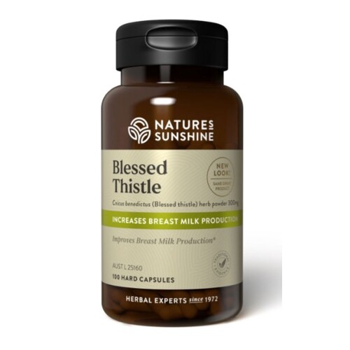 Natures Sunshine Blessed Thistle 300mg 100c