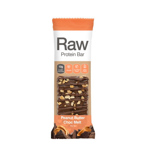 Raw Protein Bar Peanut Butter Choc Melt 40g