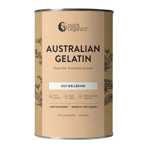 Nutra Organics Australian Gelatin Unflavoured 500g