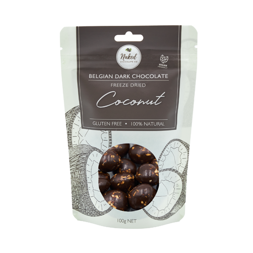Naked Chocolate Co. Dark Choc Coconut 100g