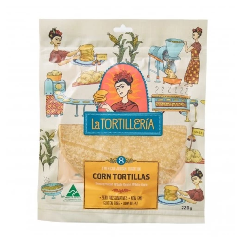 La Tortilleria Corn Tortilla (8 Pack) 220g