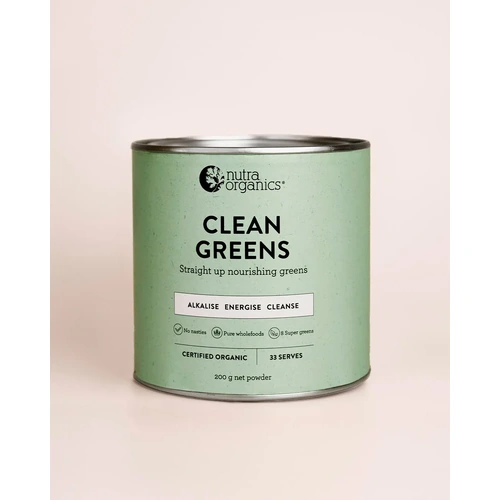 Nutra Organics Clean Greens Straight Up 200g